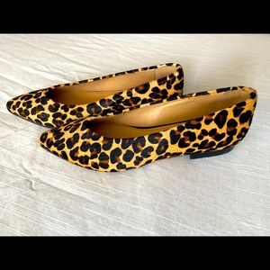 Naya Pointed Leopard Print Flats